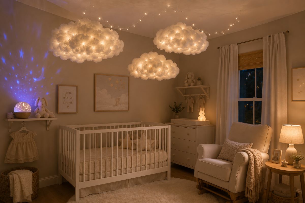 Beige nursery decor ideas for modern interior