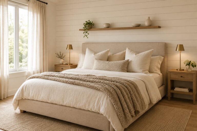 beige accent wall ideas to add warmth, texture and elegance to home