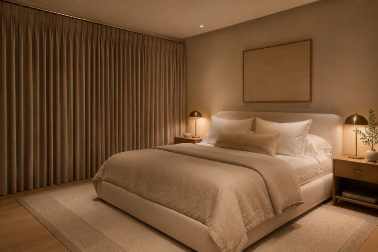 Beige curtains decor ideas for modern home decor