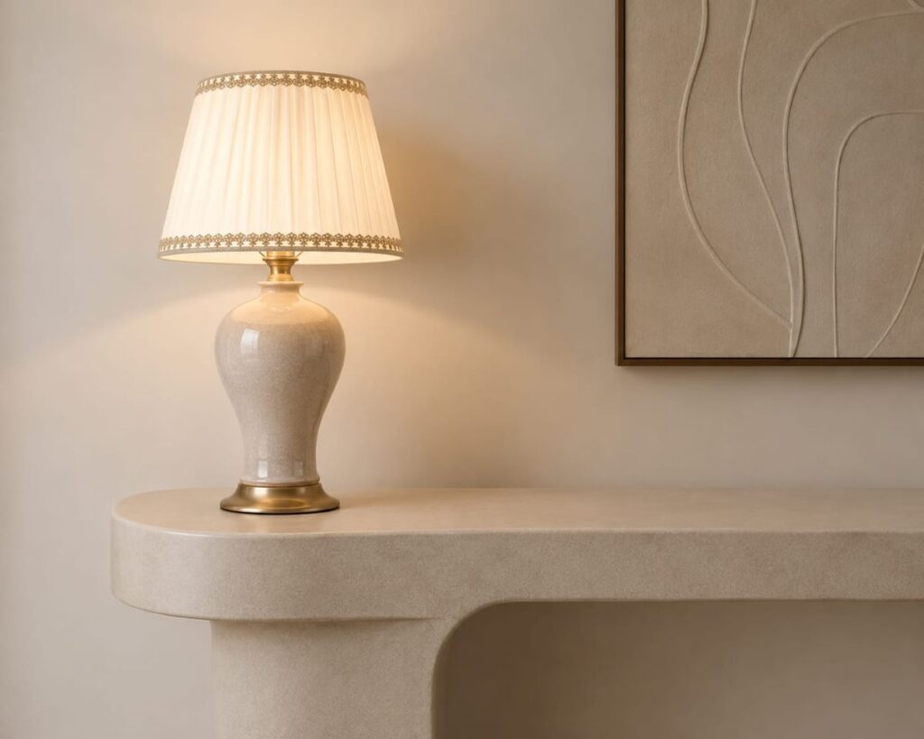 classic table lamp for console table decor