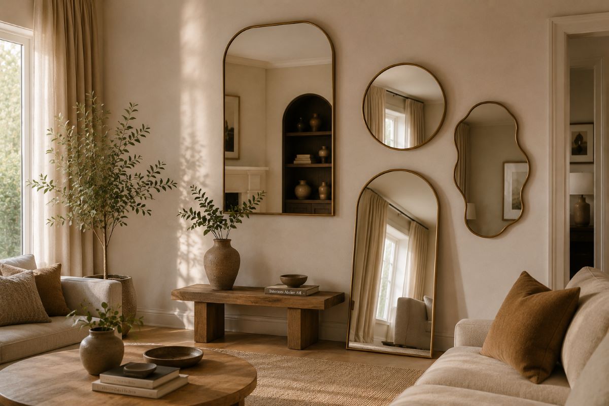 modern mirror wall design ideas for luxury home decor
