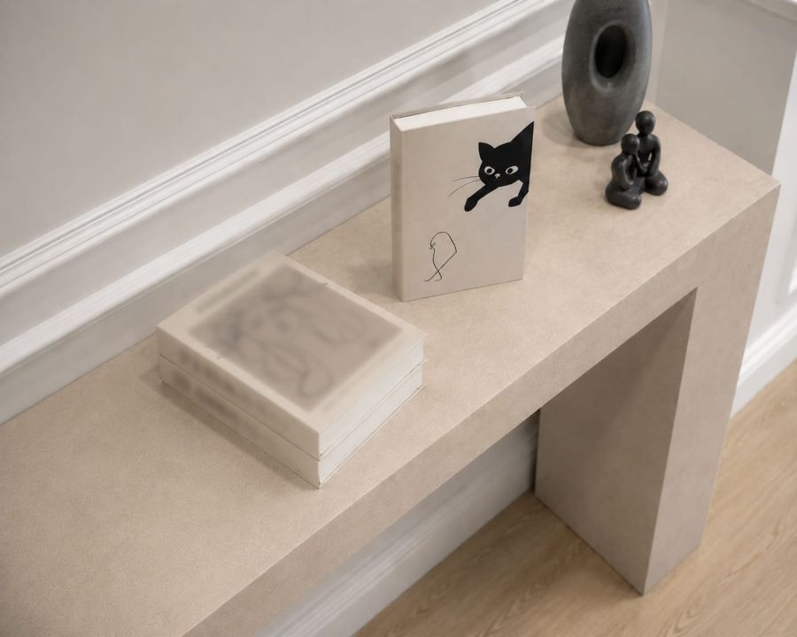 decorative books stack on table for modern and elegant look