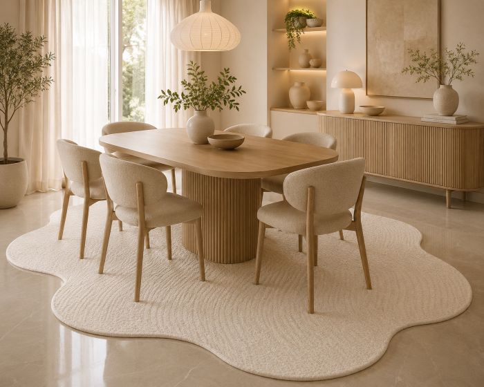 freeform rug for dining room decor ideas and luxury interior