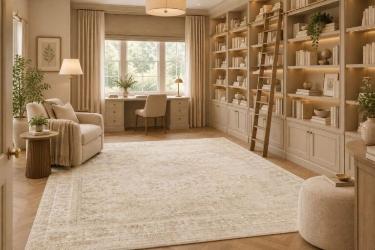 Beige home library ideas for dream home inspirations for beige