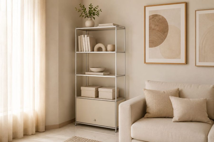 Modular Shelving Unit for an Awkward empty space decor and Wall Corner